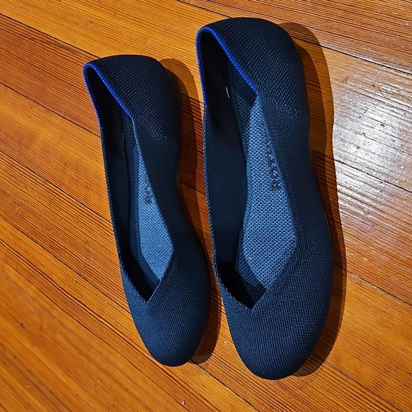 VGUC Rothy's Flats In Deep Emerald, Size 5.5 - Picture 4 of 7